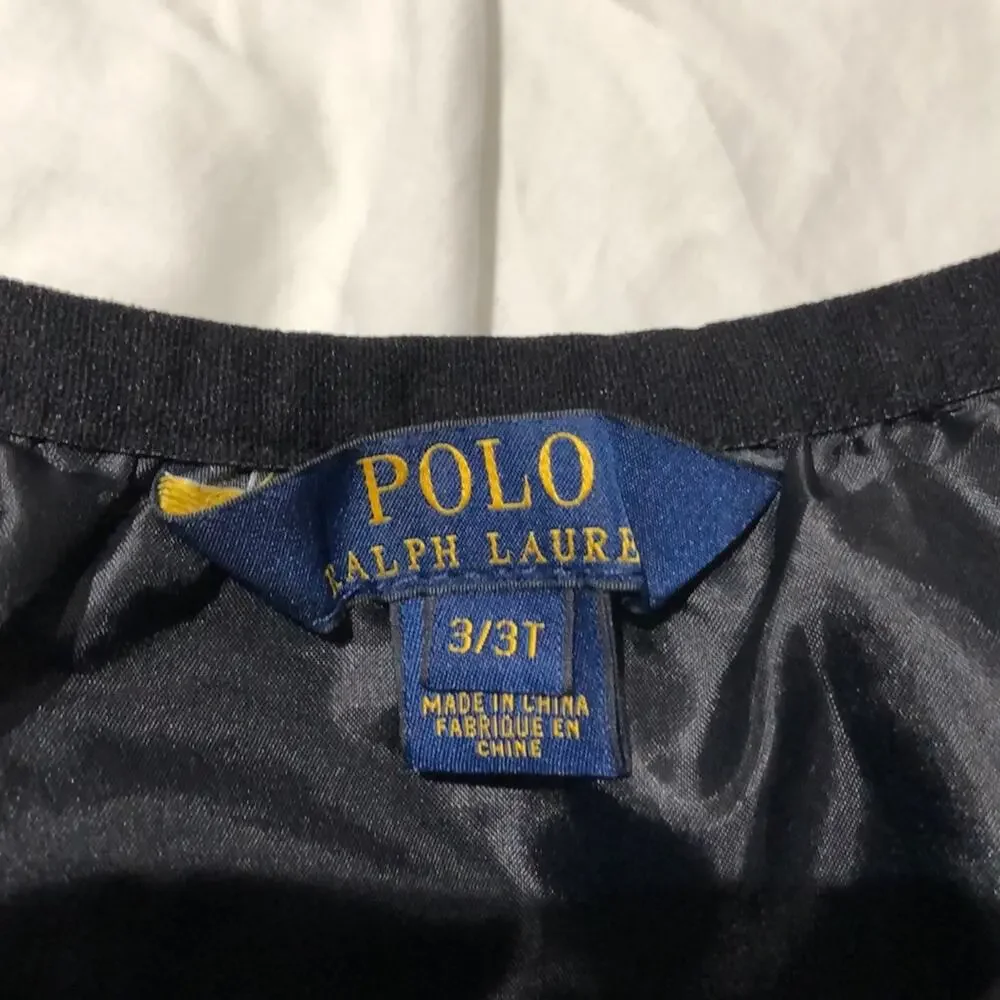 Ralph Lauren 3t elastic pulling black skirt nwot